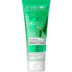 Instantly moisturising mask with aloe 3in1 series facemed+, Eveline, 50 ml