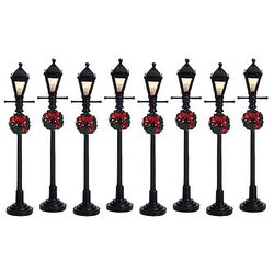 Set di 'Luci stradali', 8 pezzi, luce, 10,5 cm, batterie, LEMAX