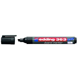 EDDING / Edding / Маркер для белых досок, скошенный наконечник, 1-5 мм Черный
