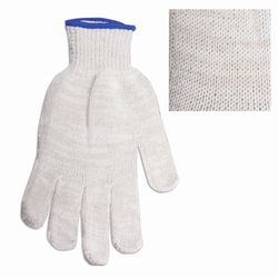 ЛАЙМА / Cotton gloves PREMIUM, 1 PAIR, grade 7, 70 g, 233 tex, PVC protector, euro hanger, WHITE