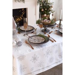Этель / Tablecloth "Silver Snowflakes"