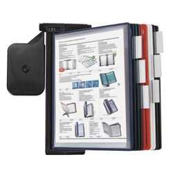 BRAUBERG / Demonstration system "SOLID" wall, adjustable angle, 10 color panels A4, black