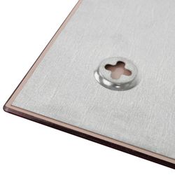 Board magnetic marker glass (60x80 cm), RED, OFFICE, "2x3" (Poland)
