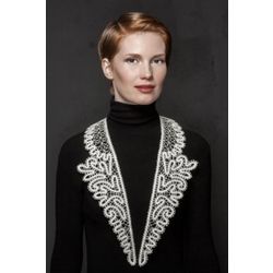 Снежинка / Châle bouclé en forme de dentelle
