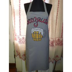 Карельские узоры / Women's apron, with an inscription