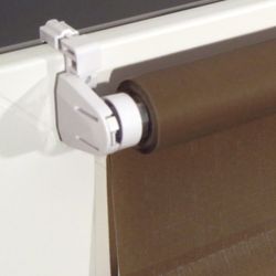 Brabix 40x175 cm roll curtain, texture - ice, protection 55-85%, 200 g/m2, brown