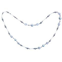 Ёлочка / Christmas tree beads "Snowball"