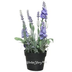 Kaemingk / Artificial flower in a pot Lavender Loddon Blue 25 cm