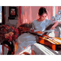 Опт-картина / Painting by numbers 40x50 Ode to femininity