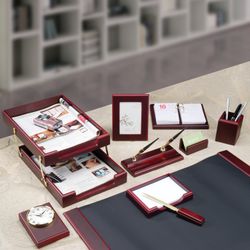 Set tavola BESTAR "Artemis" in legno, 10 pezzi, colore "mogano"