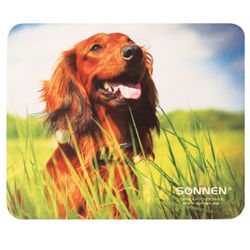 SONNEN / Mouse pad "ANIMALS", rubber + fabric, 220x180x3 mm, 5 types