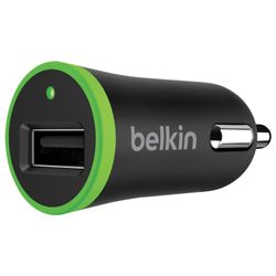 BELKIN / Universal car charger, microUSB cable 1.2 m, output current 2.4 A, black