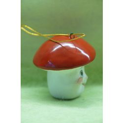 Ярославская майолика / Christmas tree toy "Mushroom"