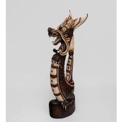 Decor and Gift / Wooden figurine "Dragon" 65 cm