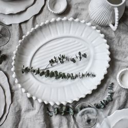 Антикварня / Antique / White Pearl Dish