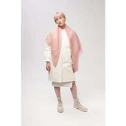 Оренбургский Пуховый Платок / Openwork downy shawl, magnolia color