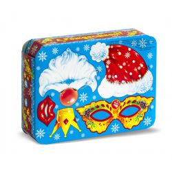 New Year's cardboard packaging 1000-1200 g