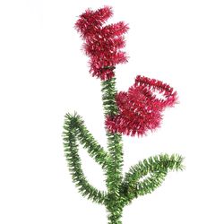 The chenille wire for creativity "Brilliant", 6 Col., 30 pieces, 0,6х30 cm, TREASURE ISLAND
