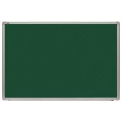 The chalk Board magnetic (60x90 cm), green, aluminum frame, OFFICE "2x3" (Poland)