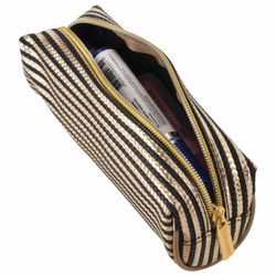 Pencil case-cosmetic bag BRAUBERG, soft, Royal, gold, 19х6х6 cm