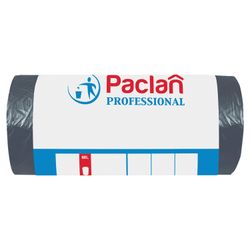 PACLAN / Garbage bags "Professional" 60 l, black, HDPE 6.2 microns, 60x80 cm, 50 pcs per roll.