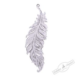 Holiday Classics / Christmas tree toy "Feather", 6 pieces
