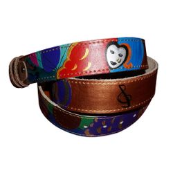 Colourful ladies belts handmade