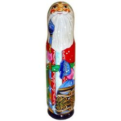 Мастерская подарков / Gift workshop / Bar for 0.5 bottle, Santa Claus with bag