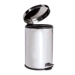 ЛАЙМА / Caixote do lixo (urna) com pedal "Classic", 5 l, espelho, aço inoxidável, com balde interno removível