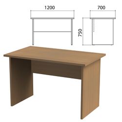 Table written "Etude," 1200 x700 x750 mm, nut Ontario
