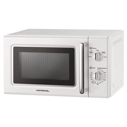 NATIONAL NK-MW135M20 microwave oven, 20 litres, 700 watt power, timer, mechanical control, white