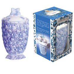Конфитрейд / Gift ceramic tea caddy Flowers (strawberry tea with cream) 1kor * 6bl * 1pc 100g.