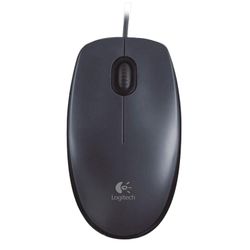 LOGITECH / Wired mouse M90, USB, 2 buttons + 1 wheel-button, optical, black