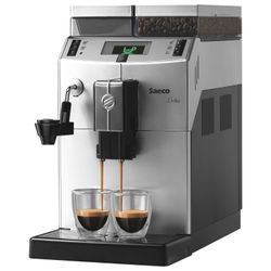 SAECO LIRIKA PLUS coffee machine, 1850 W, 2.5 litres, 500g grain container, car-making, silver