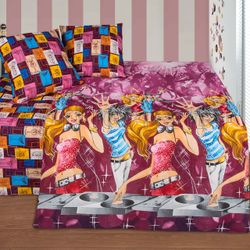 Bedding set Party 1.5 sleeping (coarse calico)