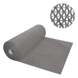 VORTEX / Cellular dirt-protective mat "Zig-Zag" PVC gray, 0.9x10 m, thickness 5 mm, ROLLED
