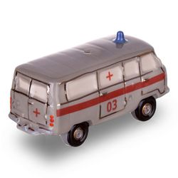 Фарфоровая мануфактура / Christmas tree toy "Rural ambulance"