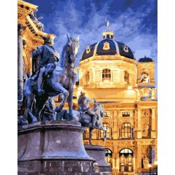 Опт-картина / Painting by numbers 40x50 Monument