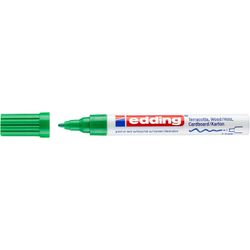 EDDING / Edding / Marker laca mate, tinta pigmentada, ponta redonda, 1-2 mm verde