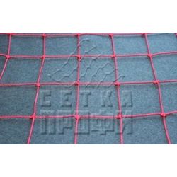 Sports barrier net knot 70 × 70 mm ∅2,2 mm white, red