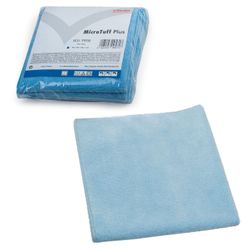 VILEDA / Serviette "MicroTaffPlus", Mikrofaser, blau, 38x38 cm, SET 5-tlg.