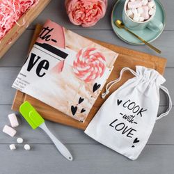 Этель / Ethel / Gift set "Cook with love" towel 40x73cm, paddle