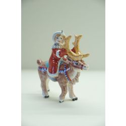 Ярославская майолика / Christmas tree toy "Gerda"
