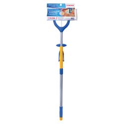 ЛАЙМА / Self-wringing mop, butterfly mechanism, sponge / microfiber nozzle 28 cm, telescopic handle 115 cm