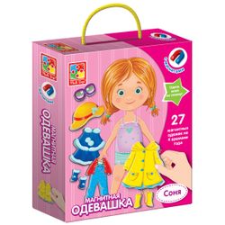 VLADI TOYS / Magnetic game "Dress Up Sonya"