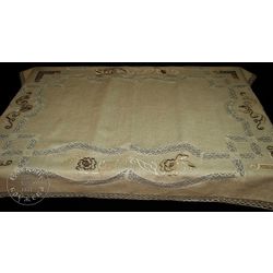 Елецкие кружева / Yelets lace / Linen tablecloth