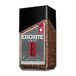 EGOISTE / Instant coffee "Platinum" sublimated, 100% Arabica, glass jar 100 g