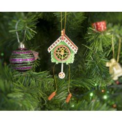 Toy Christmas tree "Clock with pendulum" 230-2