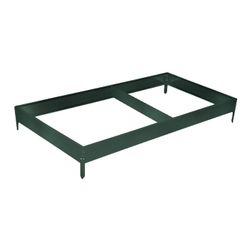 Greengo / Galvanized bed, 295 × 100 × 15 cm