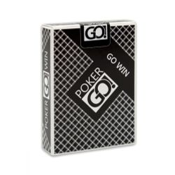 GamesDealer / Playing cards "PokerGo" black (poker size, jumbo index)
